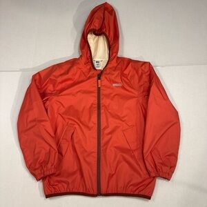 REI Kids' Orange Hooded Rain Jacket
